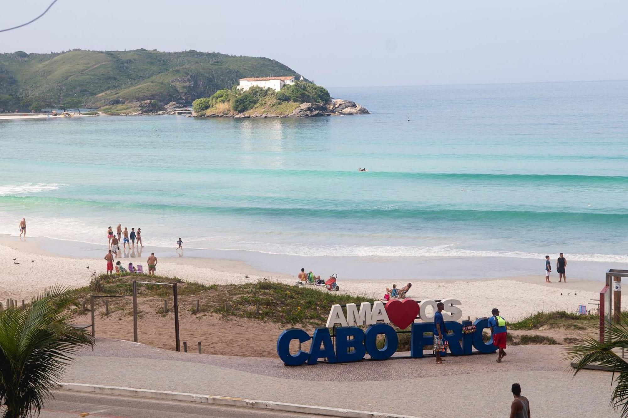 Lindo E Bem Localizado 3 Quartos De Frente P/ Mar - Praia Do Forte - Cf06 カボ・フリオ エクステリア 写真